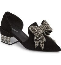 Jeffrey Campbell Valenti Embellished Bow Loafer (Women) | Nordstrom