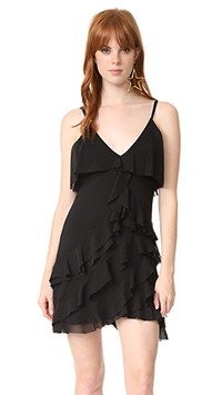 alice + olivia La Vinia Short Ruffle Dress | SHOPBOP