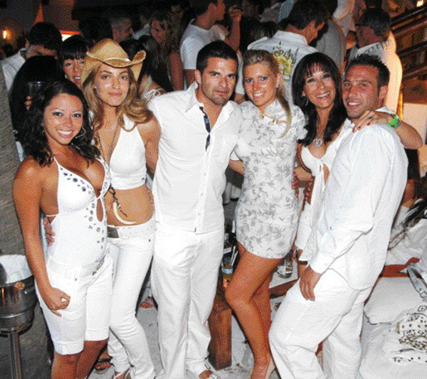 White clearance party clothes