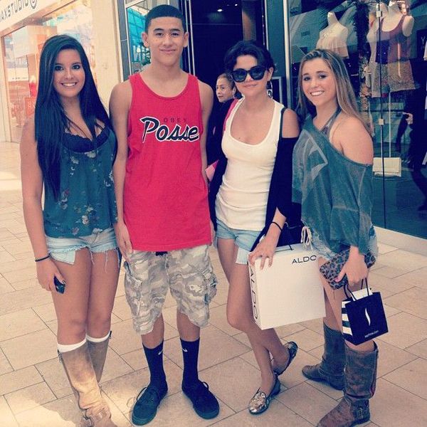 Selena Gomez Shopping at Topanga Mall in Los Angeles