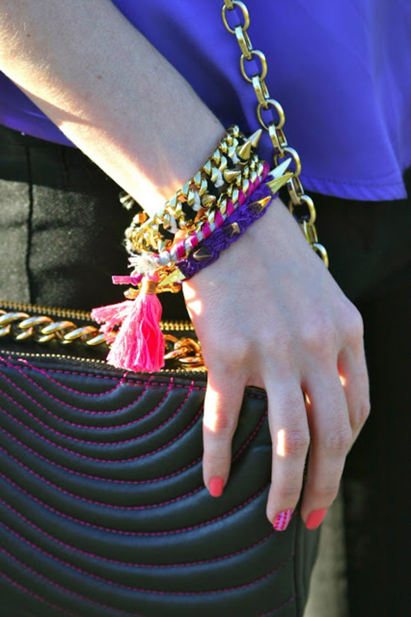 Satin Peplum Top - Urban Outfitters, Chihuahua Necklace - Bust Craftacular, Black Skinny Pants - H&M, Gina Wedge - Shoemint