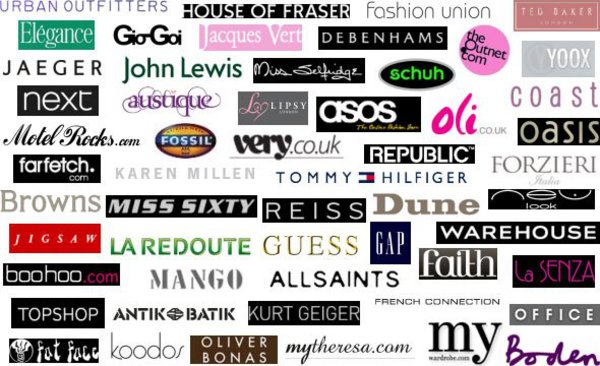 major fashion brands